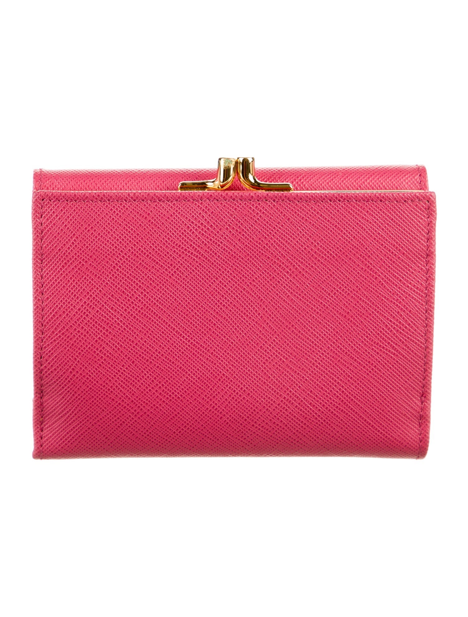 Prada Saffiano Metal Leather Wallet